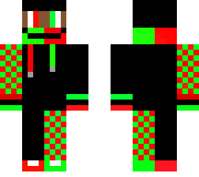 green and red