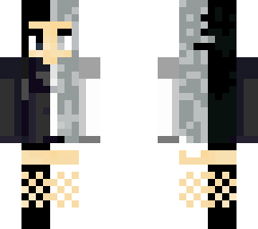half wither half skeletan girl