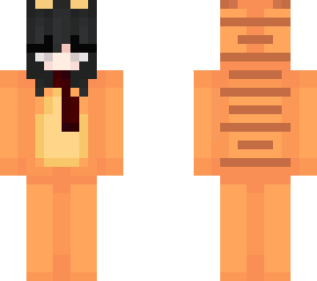 mikasa in a garfield onesie