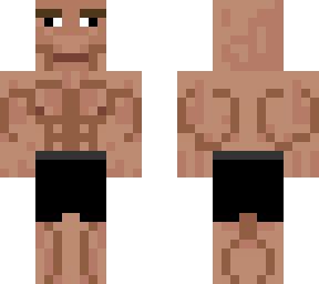 no shirt buff man