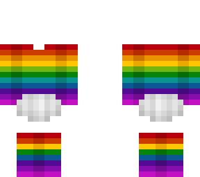 ob - rainbow pride w/ socks & shorts