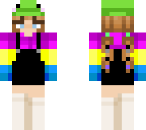 pan girl with frog hat