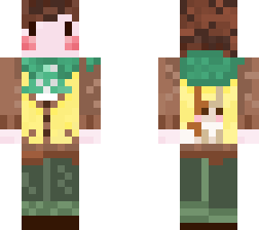 pinkie with bunny sweater