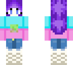 purple hair girl! (has buns and longer hair)