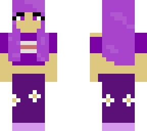 purpled girl