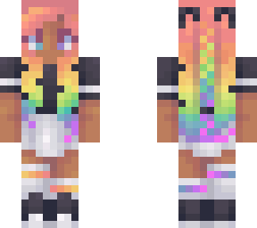 rainbow hair