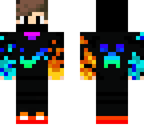 rgb rainbow fire hands 3d