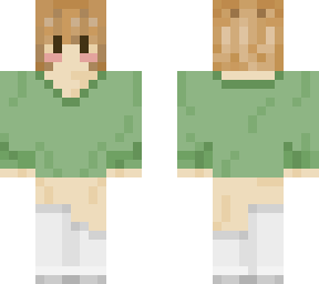 sage green chibi girl