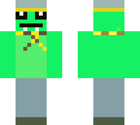 scarf green zombie