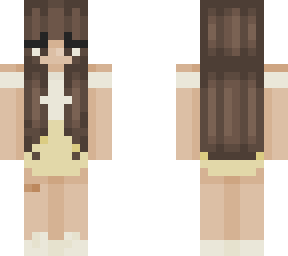 summer brunette girl