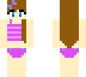 summer girl swiming suit purple