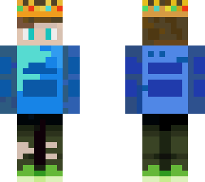 a boy in a crown