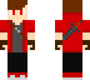 adventure boy with netherite sword