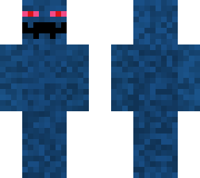 angry blue enderman.