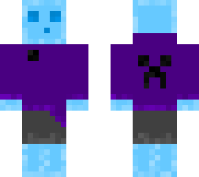 anthropromorphic blue slime