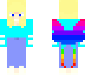 because i, fly with the wings of pride.  == pride skin==