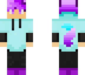 blue and purple werewolf