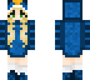 blue penguin girl