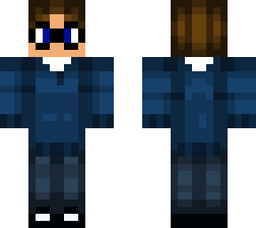 blue sweater