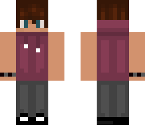 boy with violet sweatshirt tank