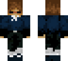brown hair blue boy