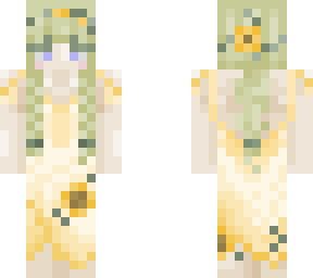chippy's sunflower wedding dress