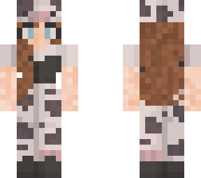 cute cow themed outfit! (i edited someone else's skin to fit me)