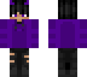 devil horns (purple edit)