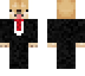 doge in a suit with underwear