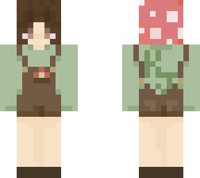 emo mushroom fairy (brown hair)