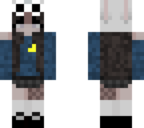 girl quackity + bunny hat and clout goggles (remade)