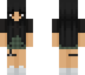 green skirt