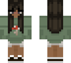 green sweater mushroom crown