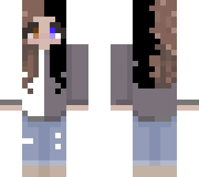 half enderman girl