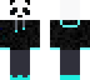hood less neon panda