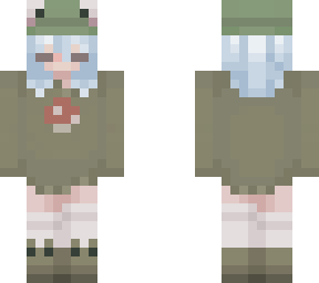 mushroom frog girl