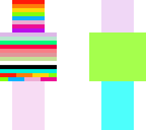 my new rainbow all colors skin and it is also one of my faves!