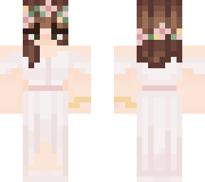 my skin in a wedding dress