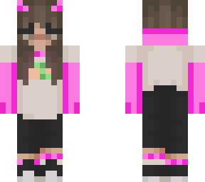 pink dino hoodie girl