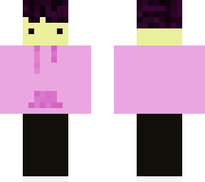 pink hoodie