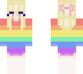 rainbow sweater dress <3