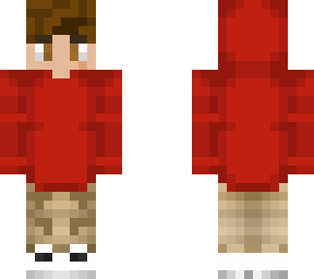 red hoodie