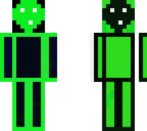 the neon green man