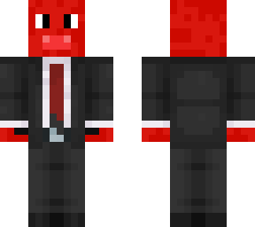 tomato in suit