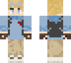 tommyinnit in skydiving gear (with philza merch and gloves)