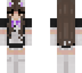 ~~purple~~ maid costume