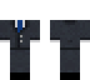 2nd layer blue tie suit