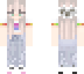 aesthetic girl with blonde hair and green eyes pride