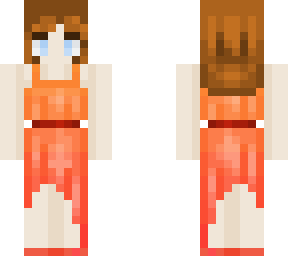 amber in a sundress