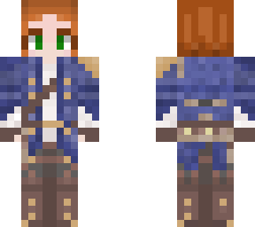 blue coat girl